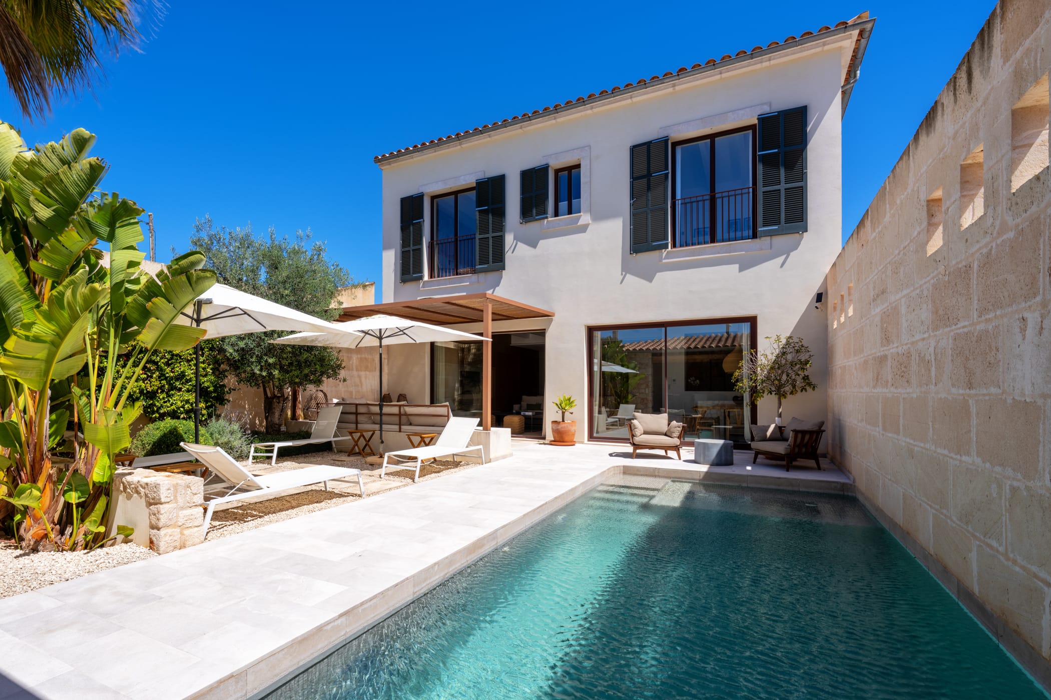 Stadthaus mit Pool und Dachterrasse, Ses Salines